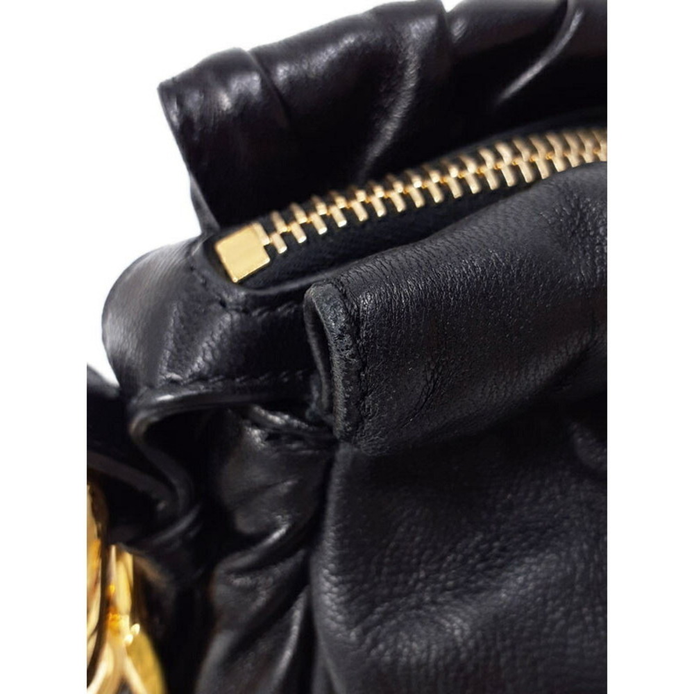 Prada Gaufre Satchel Shoulder Bag gathered handbag Tessuto - Picture 4 of 9